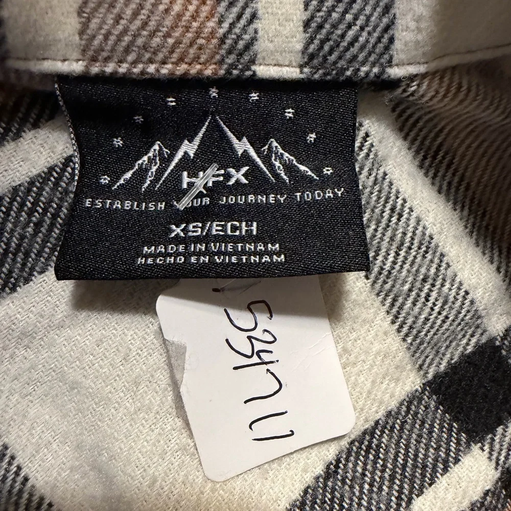 HFX Womens Plaid Shirt Jacket